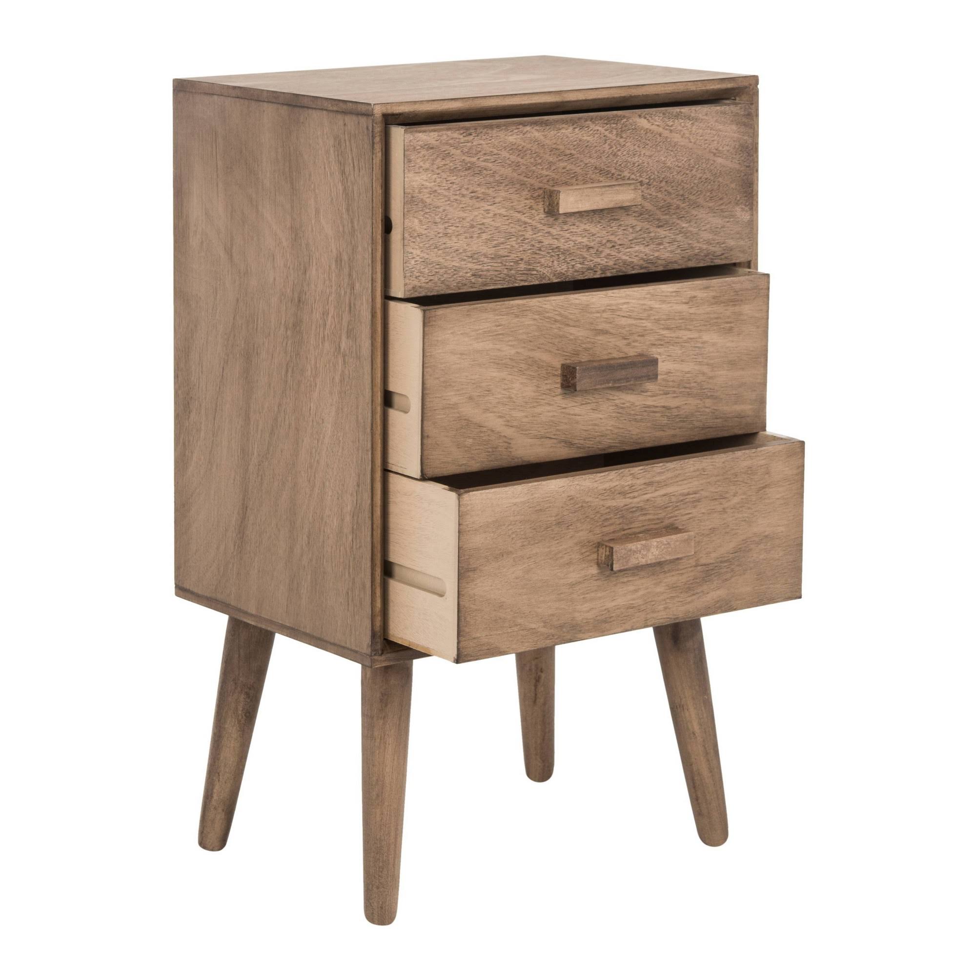 3 Drawer Brown Chest F310