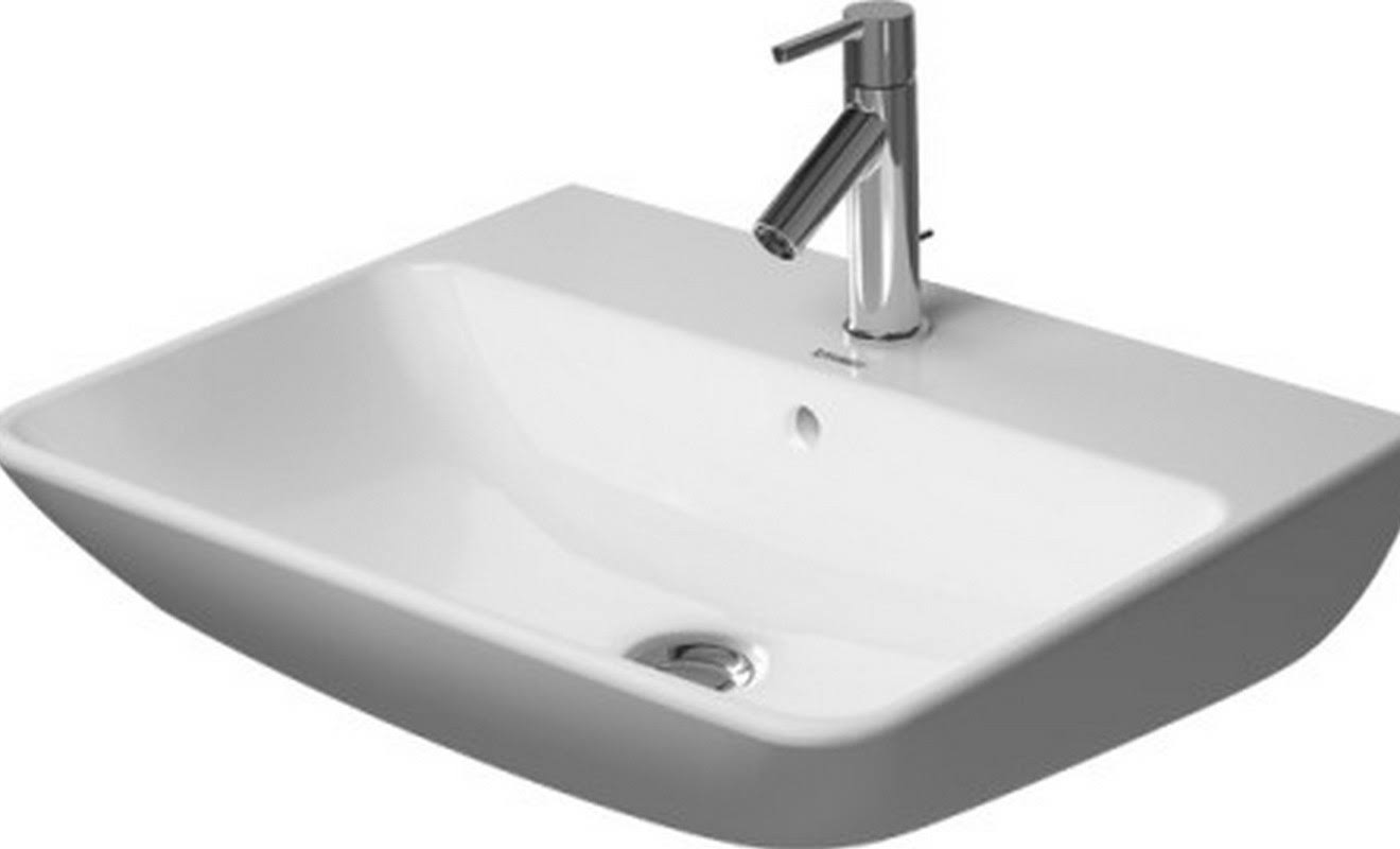 White Bathroom Sink S8511