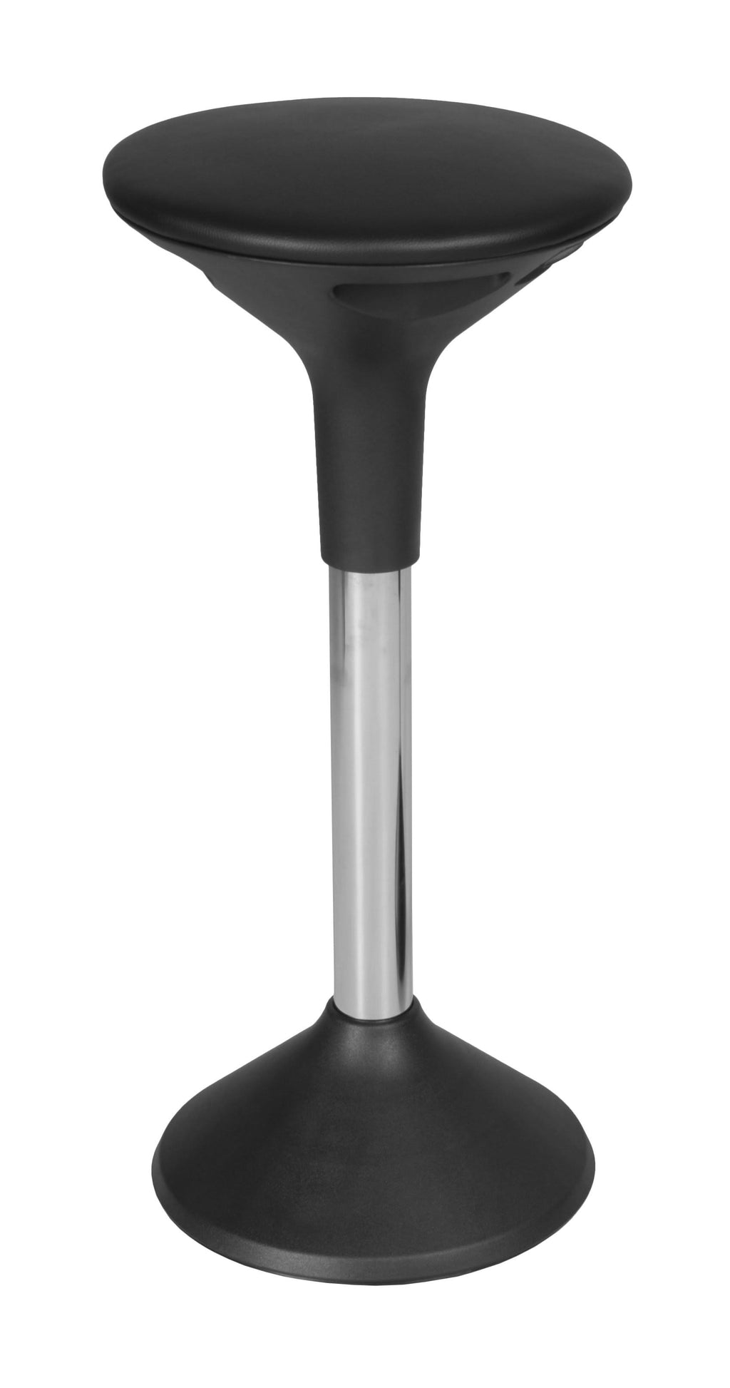 Adjustable Wobble Stool Black Vinyl S14304