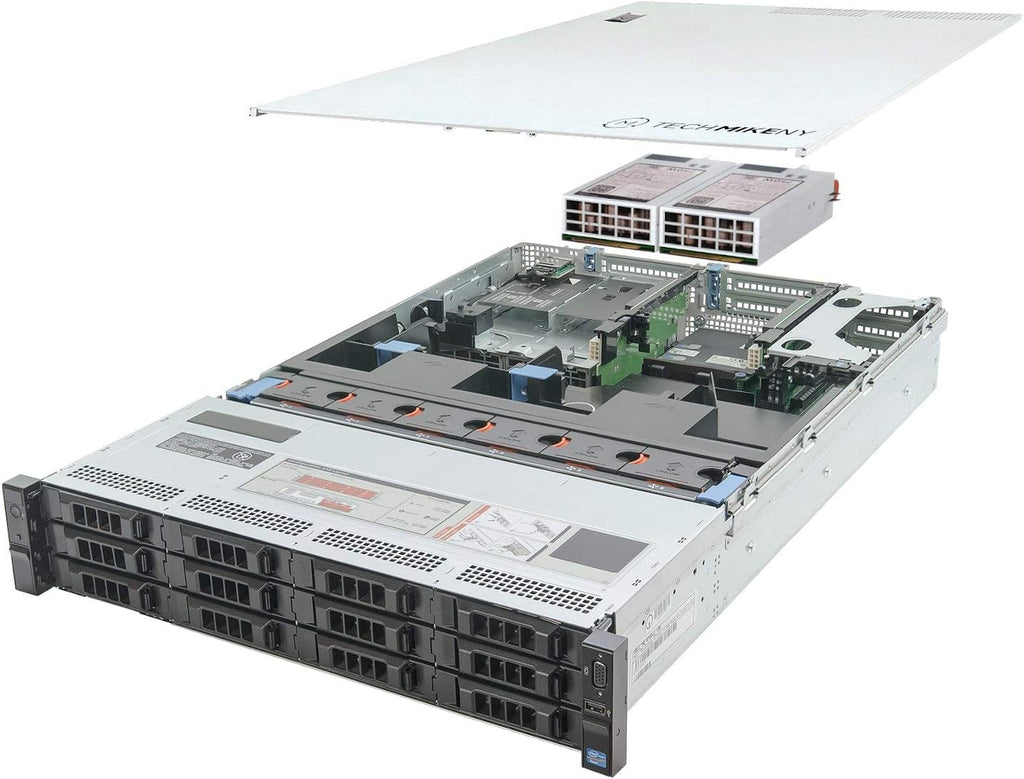 Server 2X E5-2630Lv2 2.40Ghz 12-Core 96GB H310 PowerEdge R720xd P848075