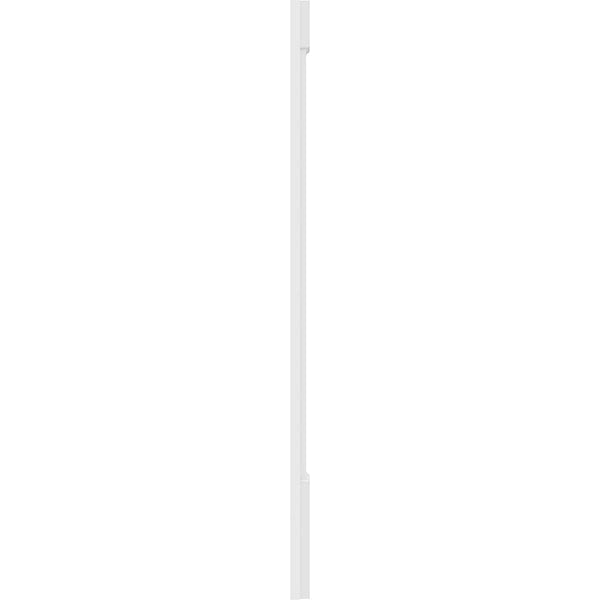 Fluted PVC Pilaster with Capital and Base (Pair) Z43356