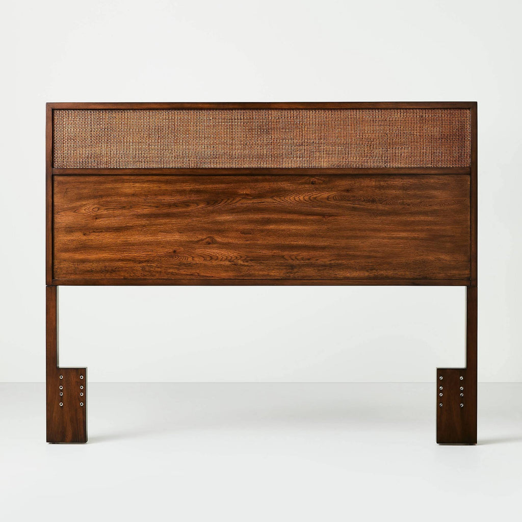 Brown Cane Wood Headboard B343380