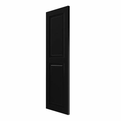Black Exterior Composite Raised Panel Shutters, Per Pair K6188