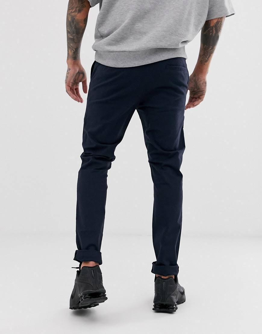 2-Pack Skinny Chinos in Khaki and Navy P22404