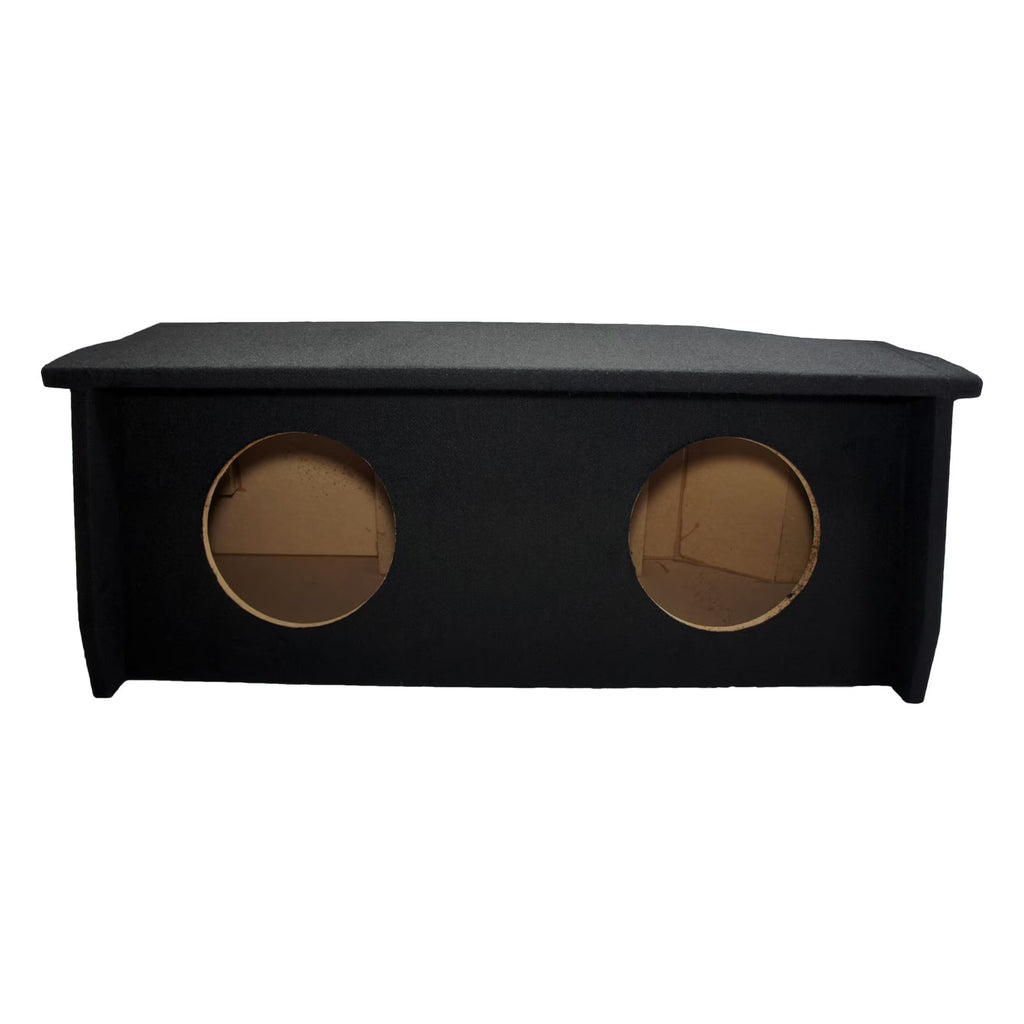Dual 10" Sub Box Subwoofer Enclosure with Amp Rack J976219