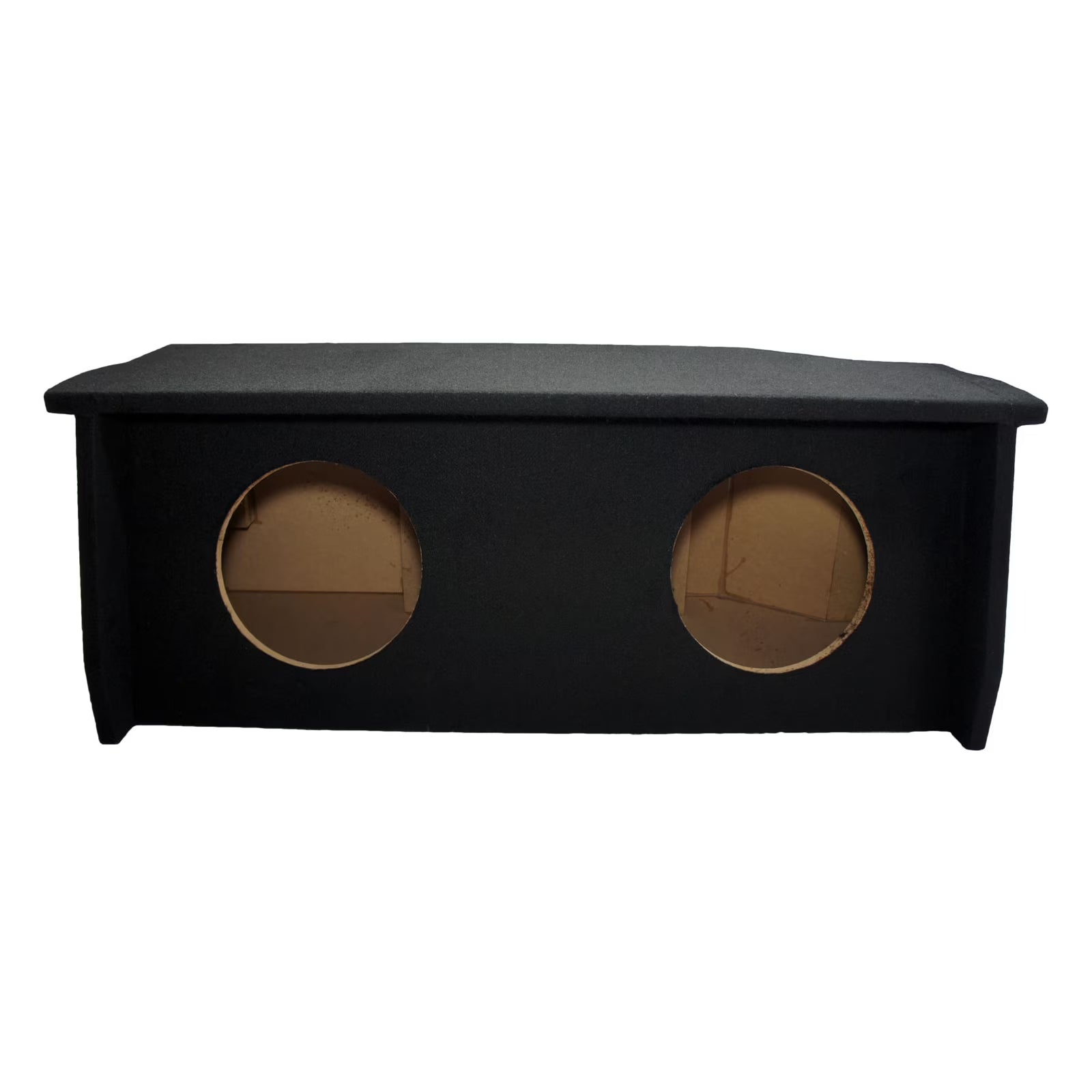 Dual 10" Sub Box Subwoofer Enclosure with Amp Rack J976219