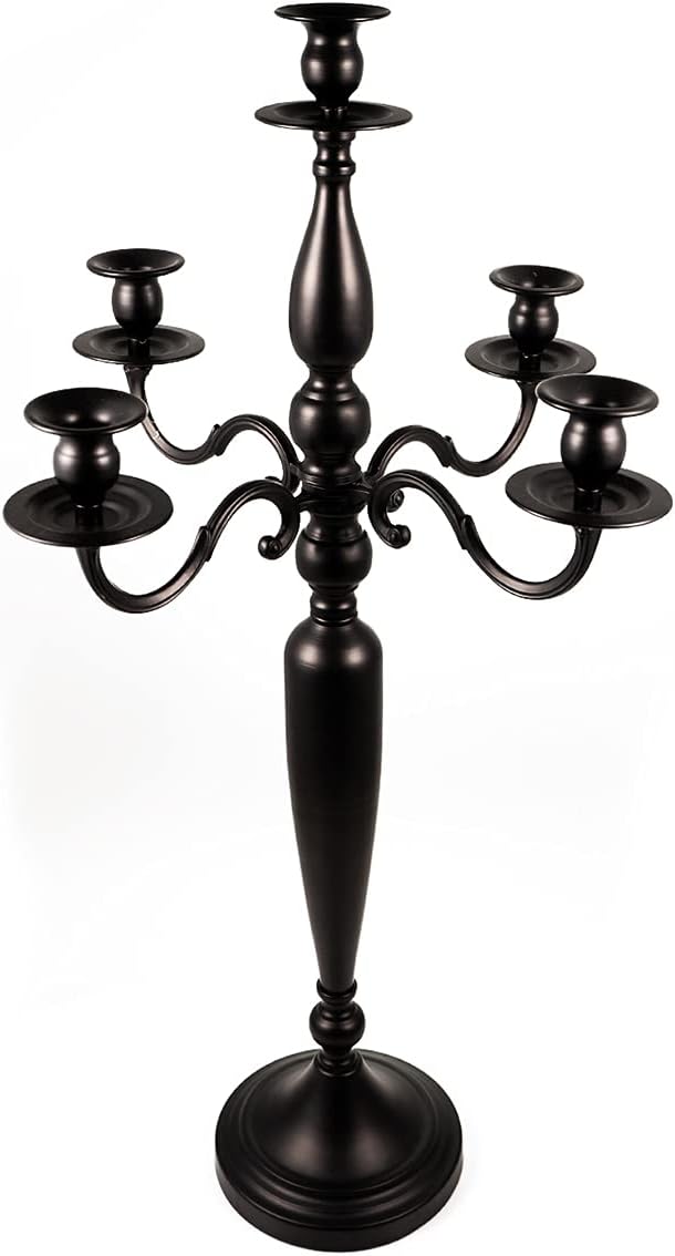 Gold 5 Arms Taper Candle Holder B8869