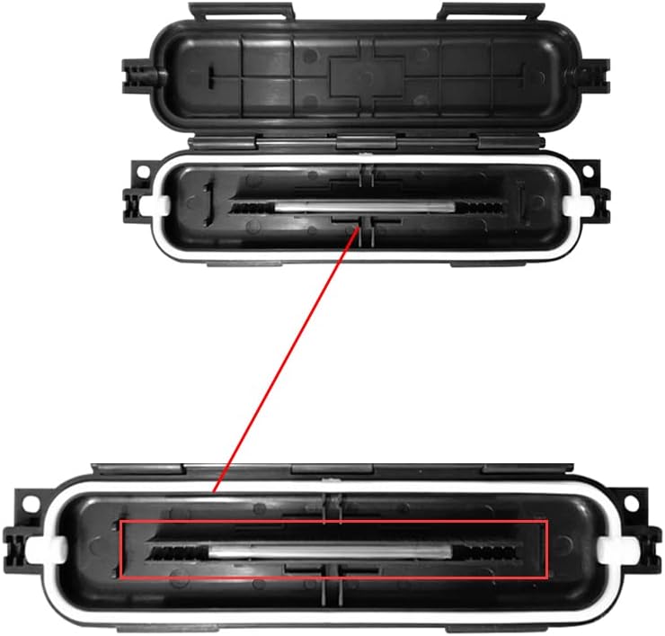 2PCS Fiber Optic Protective Box Heat Shrinkable Tube Waterproof Drop Cable Case Shell G88061