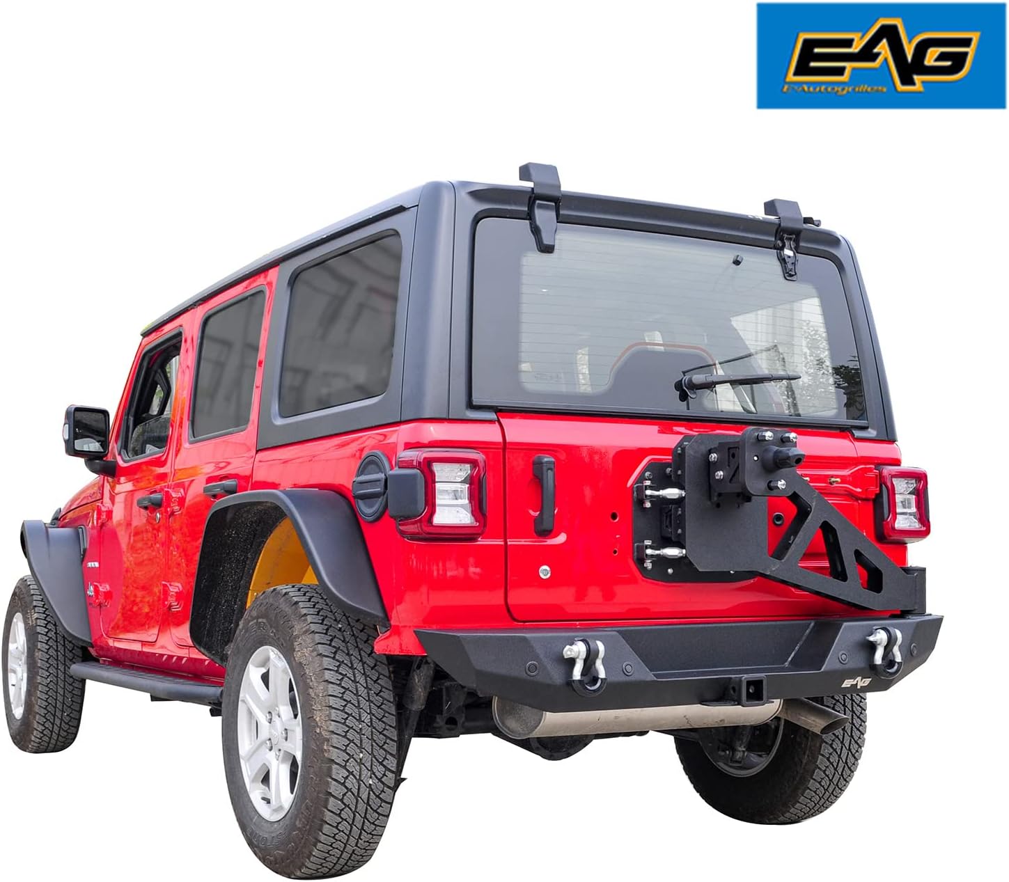 Rear Bumper with Spare Tire Carrier Swing Away W17741