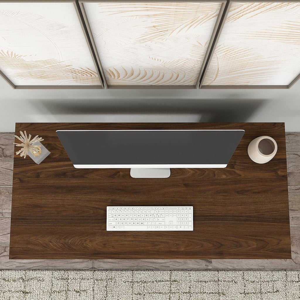 48W Writing Desk with Low Bookcase P89061