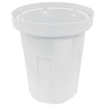 White 20 gal Trash Can K396