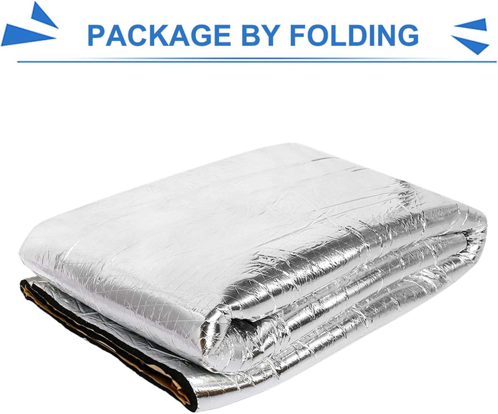 10.76sqft Heat Sound Deadener Insulation Mat Pack of 2 G681