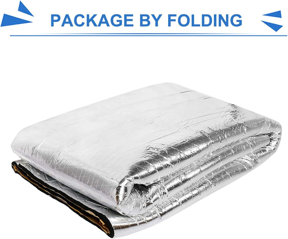 10.76sqft Heat Sound Deadener Insulation Mat Pack of 2 G681