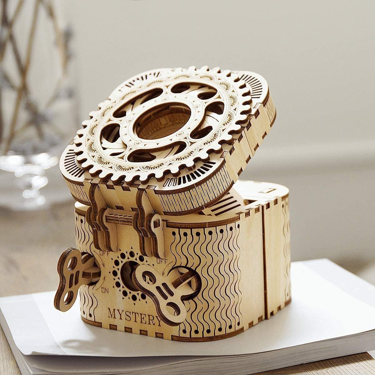 3D Wooden Puzzles Marble Run Kit Treasure Box Pack of 2 E1852