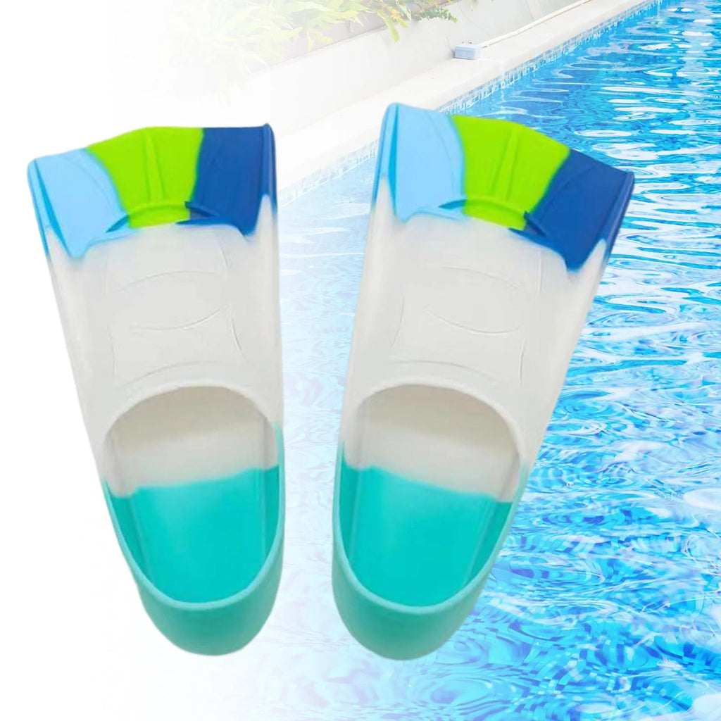 Blue Swim Training Fins for Kids K7939