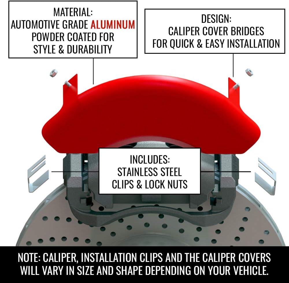 Red Caliper Cover, Set of 4 G971780