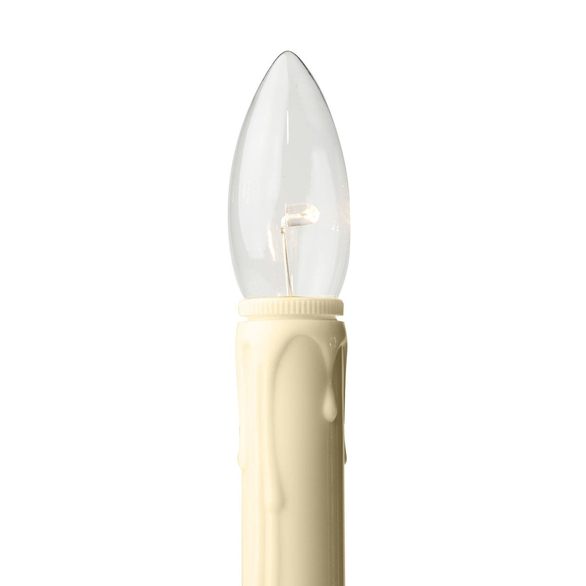 Brushed Nickel LED Adjustable Base Candle 4-Pack V611522
