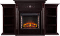 Ivory Electric Bookcase Fireplace P59491