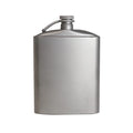 Titanium Flask Hip Flagon with Screw Clip Ultralight Flat Bottle with Ti Funnel P463