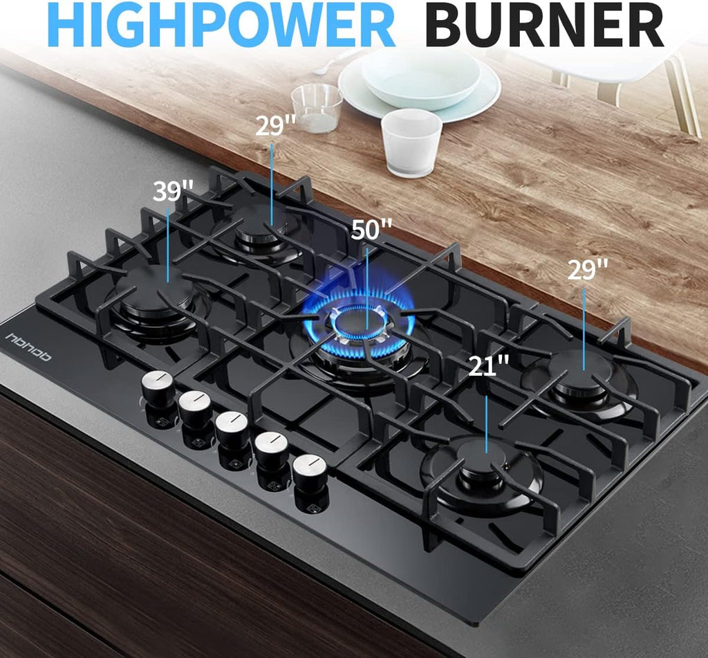 30 Inches 5 Burners Gas Cooktop T1064