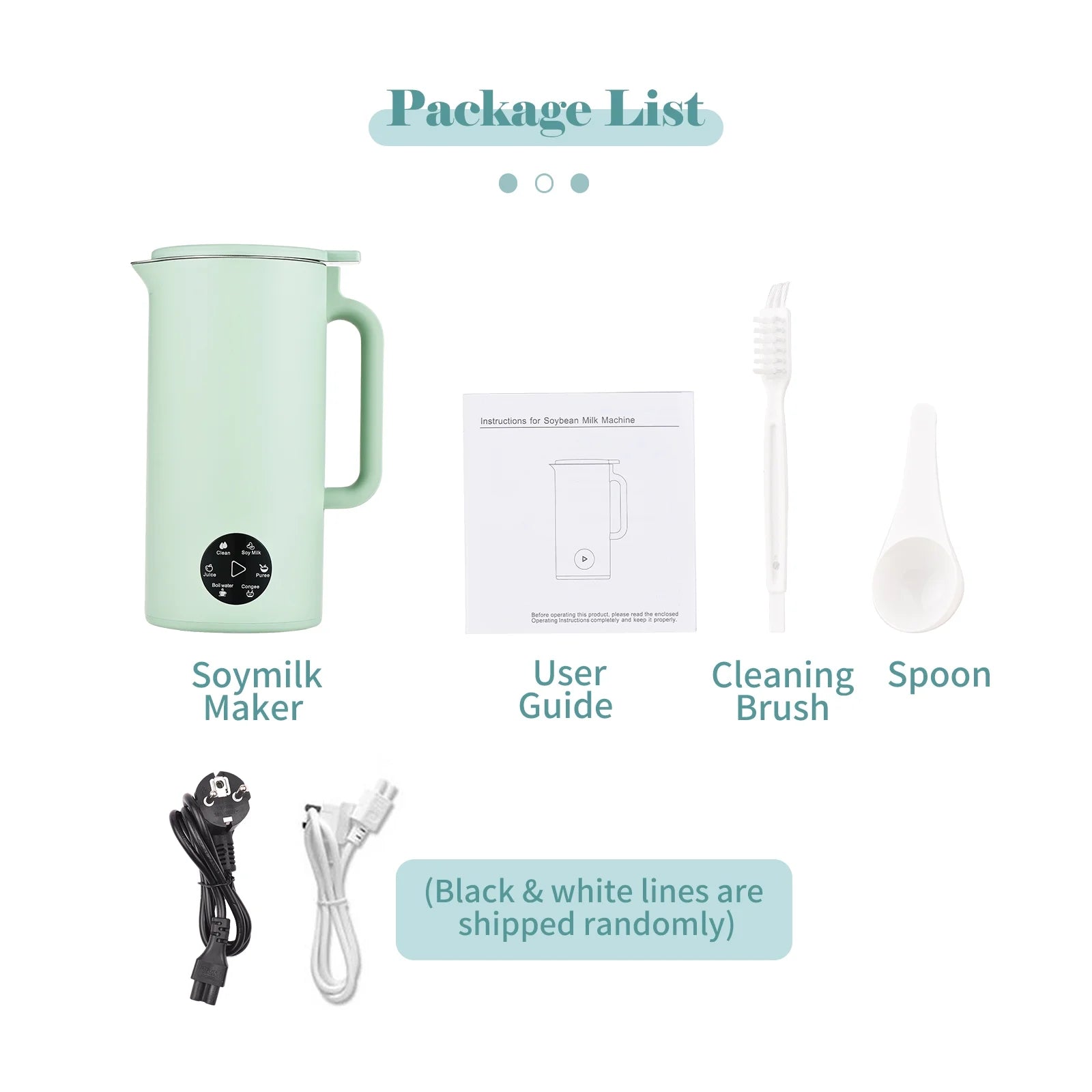 350mL Soymilk Maker Juicer Machine with Stainless Steel Blade J56574