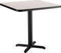 Grey Nebula 42x22 Square Cafe Table F745