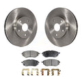 Front Disc Brake Rotors and Ceramic Pads Kit for Car J104234