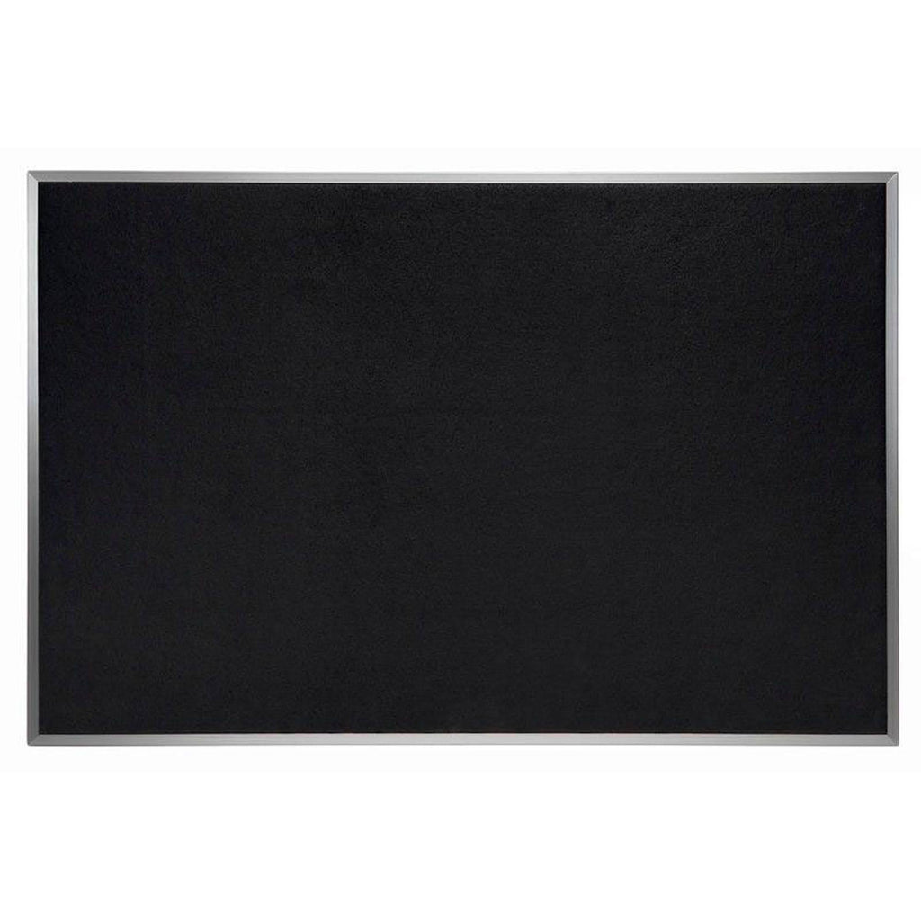 Black Aluminum Frame Recycled Rubber Bulletin Board K228