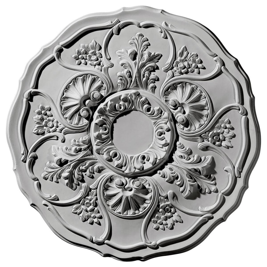 22 1/2x22OD x 1 1/2x22P Ceiling Medallion Hand-Painted Gobi Desert Crackle F62932