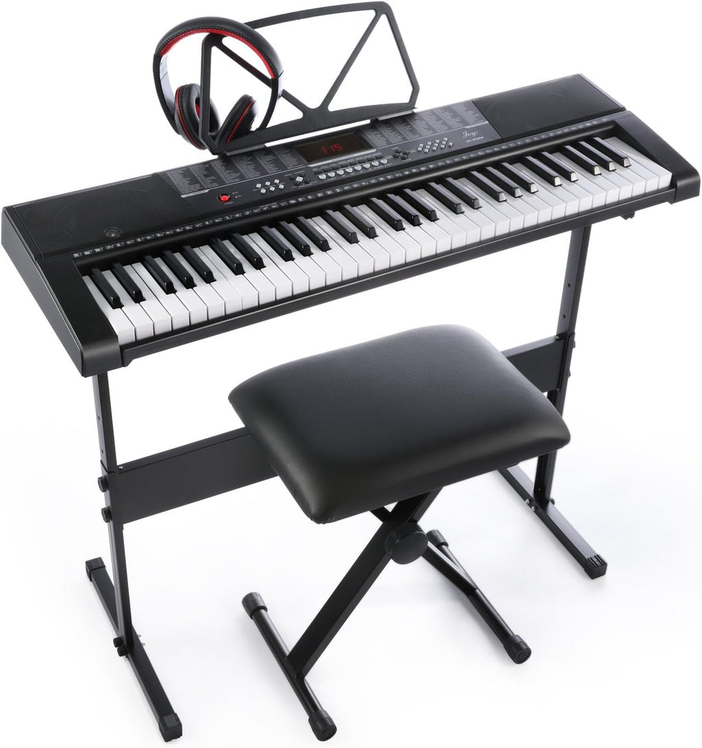 61key Standard Keys Keyboard with USB Music Player, Including Headphone, Stand, Stool & Power Supply Z2829