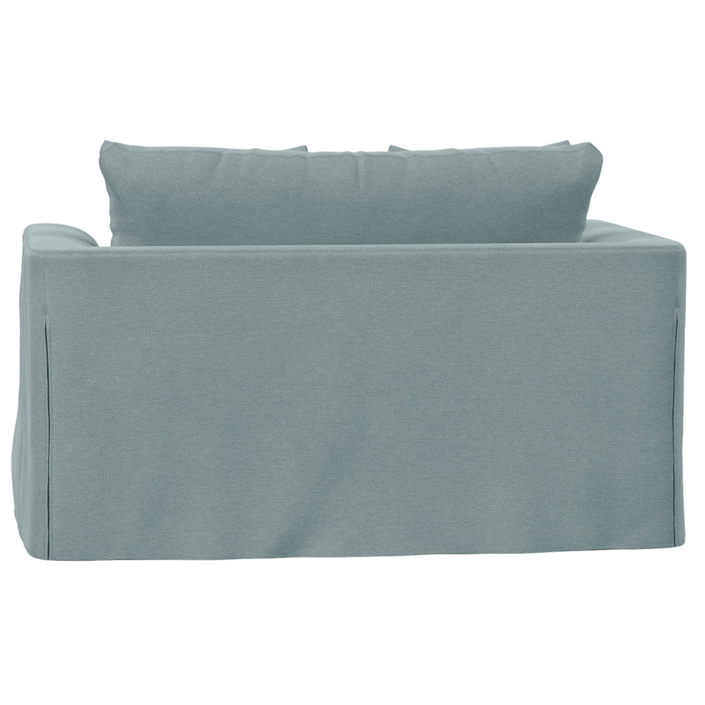 Blue Fabric Slipcover for Chair and A Half J626002
