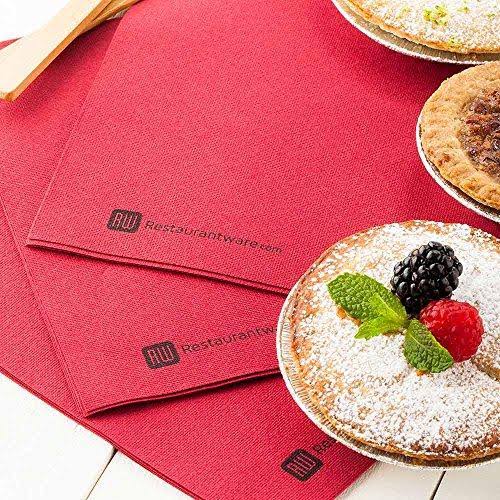 Bordeaux 16x16 Inches 600 Count Disposable Napkins C158935