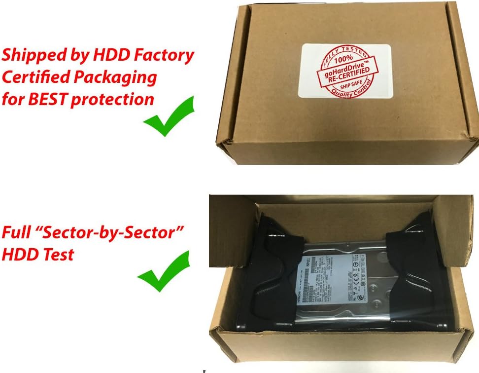 4 TB 3.5 inch Internal Hard Drive SATA 7200 rpm 128 MB Buffer Renewed Pack of 2 K579345
