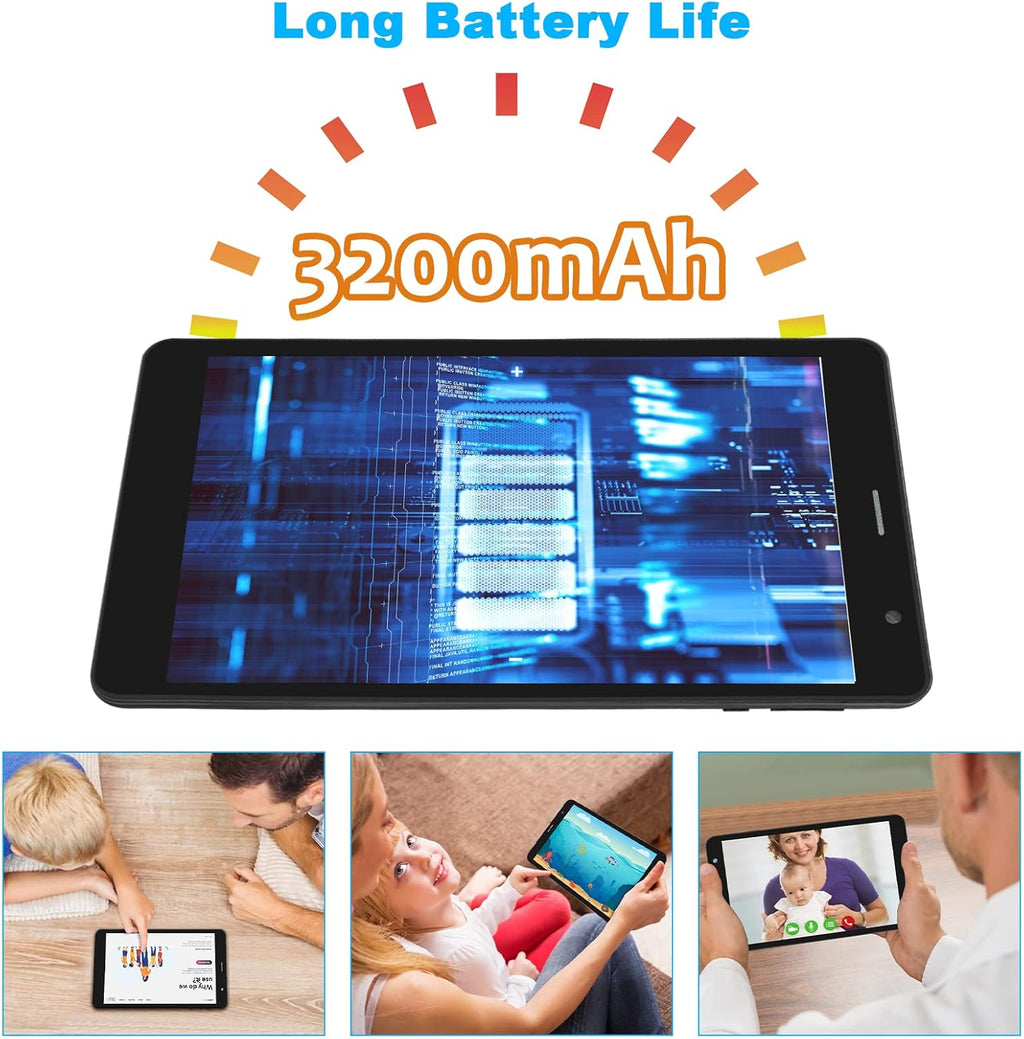 Android 11.0 16GB Storage 128GB TF Expansion 8 inch IPS HD Touchscreen Tablet, Pack of 2 D9559