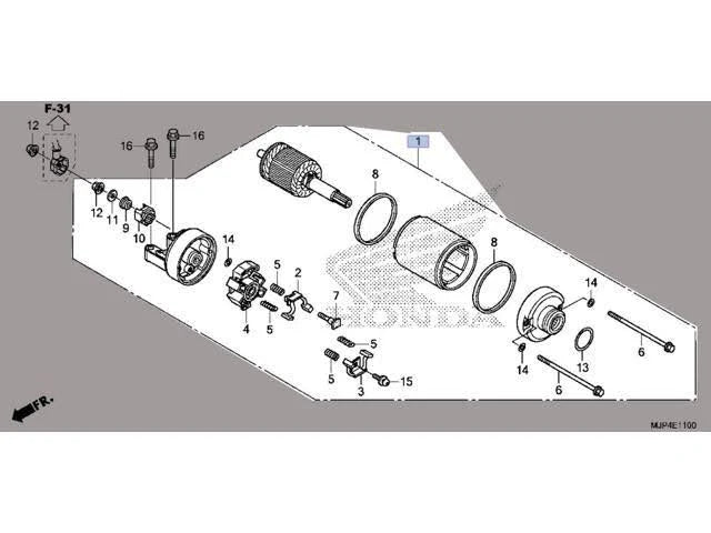 Starter Motor Assembly O3388