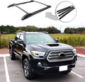 Black Roof Rack Rails Cross Bars for Toyota Tacoma Double Cab K1122