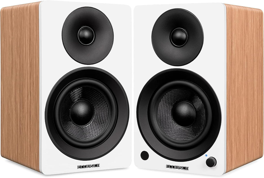 Powered 2-Way 2.0 Stereo Bookshelf Speakers with 5 Drivers, 90W Amplifier E95948