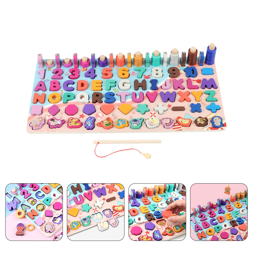 Wooden Magnetic Fishing Toy Game G33593