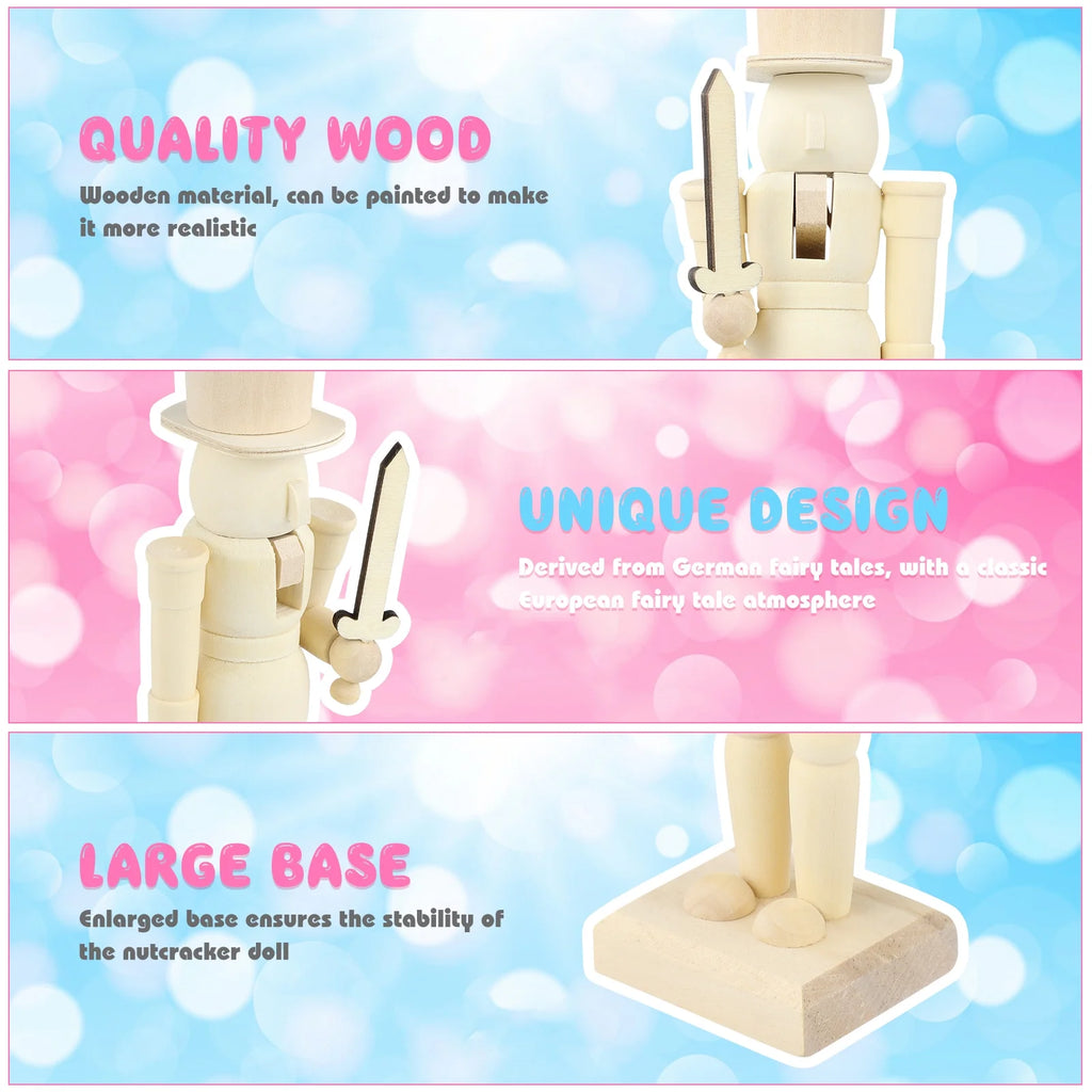 Unfinished Wooden Nutcracker Doll N562