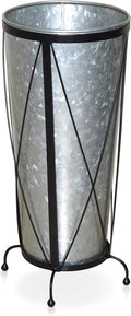 Galvanized Umbrella Holder Stand, 2 pcs, Metal Base I40260