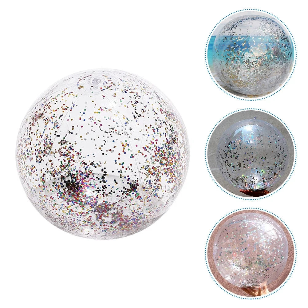 Inflatable Transparent Beach Ball PVC Water Toy H8479