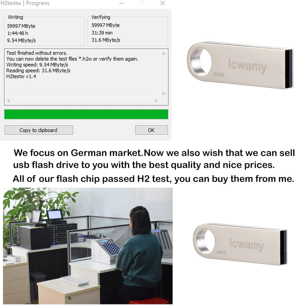 USB 64GB Flash Drive (10 Pack) I4886