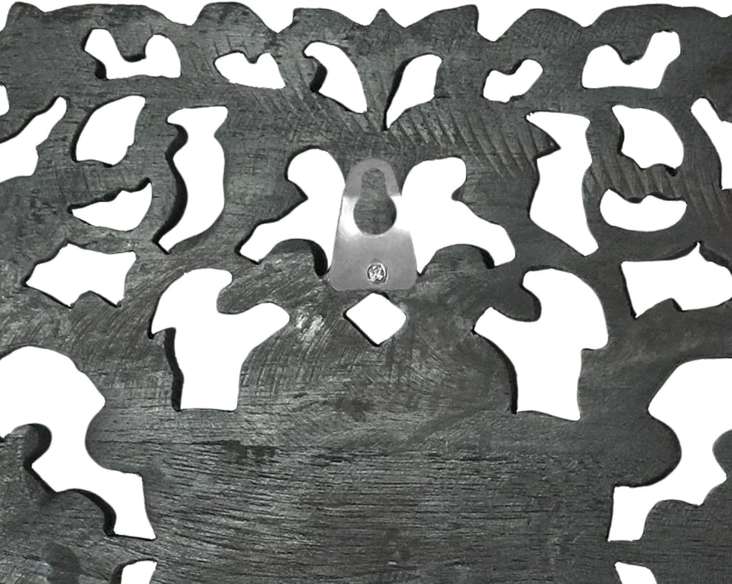 Hand Carved Teak Wood Wall Art 18 x 12 F234956