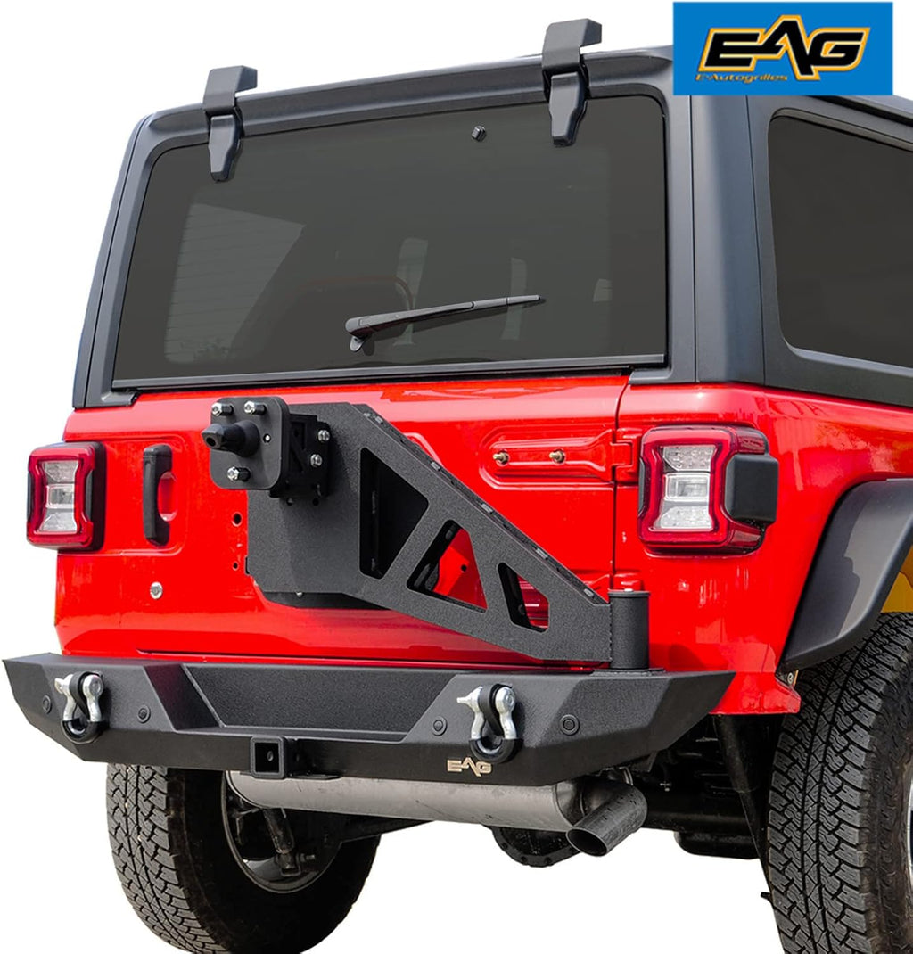 Rear Bumper with Spare Tire Carrier Swing Away W17741