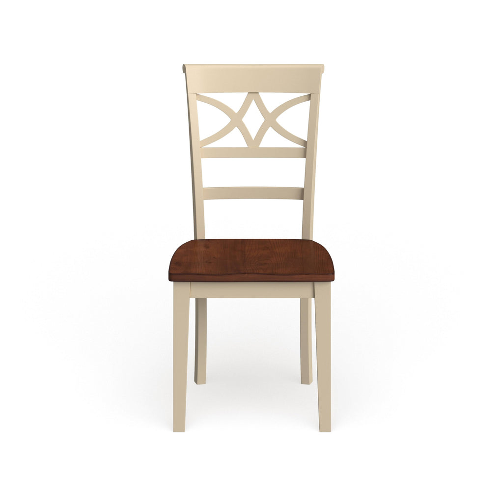 Cream Dining Chair Set of 2 V4438