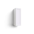 White Shaker Single Door Wall Cabinet 12 in. W x 13.8 in. D x 36.5 in. H G523114