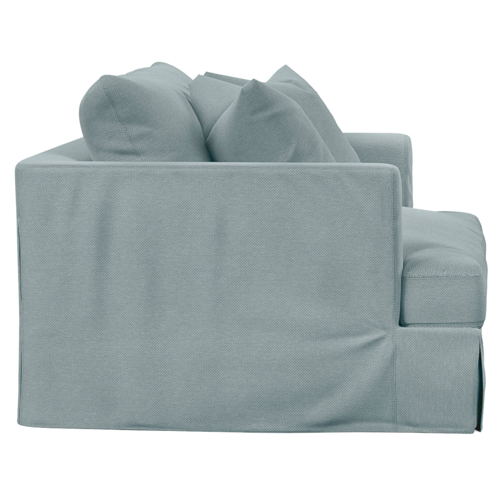 Blue Fabric Slipcover for Chair and A Half J626002