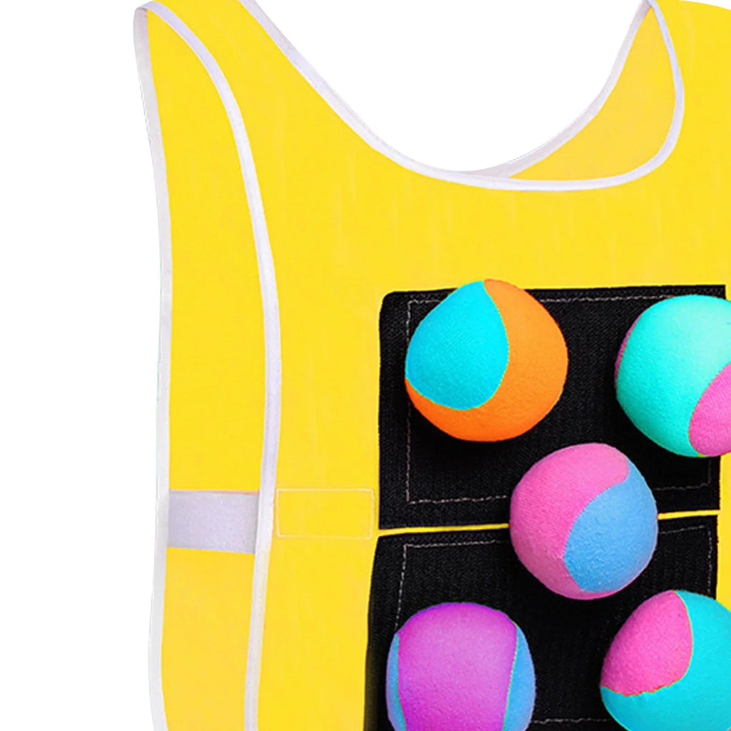 Sticky Dodgeball Vest with 5 Sticky Ball C391
