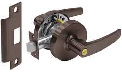 Oil Rubbed Bronze Privacy Lever Lock with ASA Strike E382068