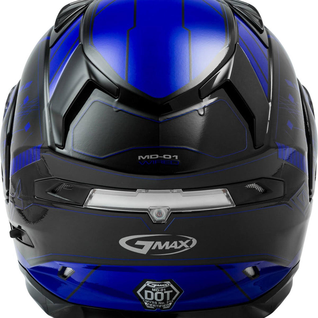 Wired Modular Helmet - Black/White - Large H9208